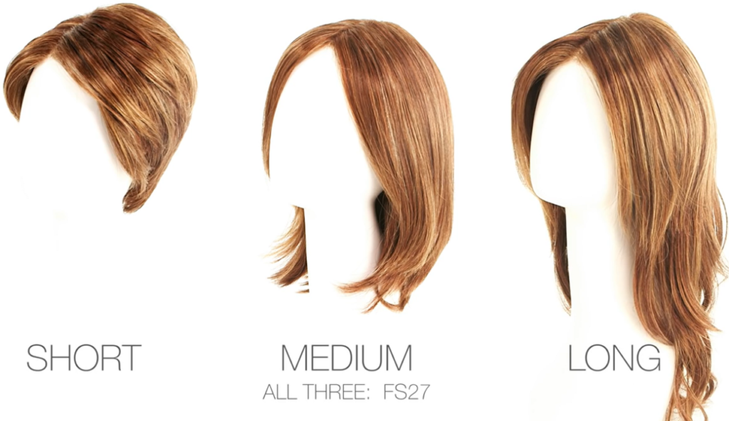 length of hair make color different