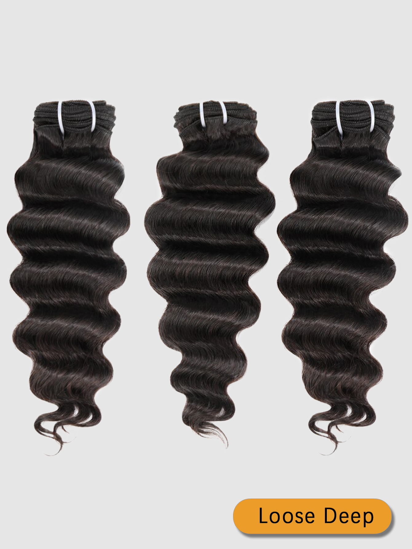 Loose Deep human hair bundles