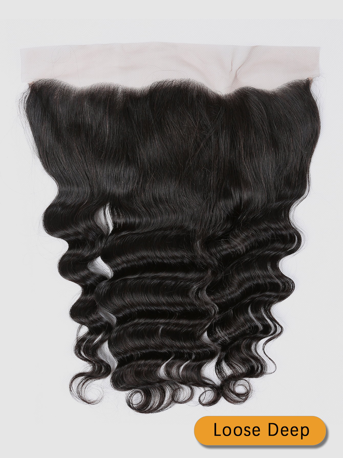 Loose Deep human hair closure