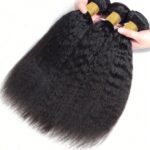 Quality and structure of kinky straight human hair weft