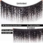 the appearance by fold and unfold human hair weaving hair weft