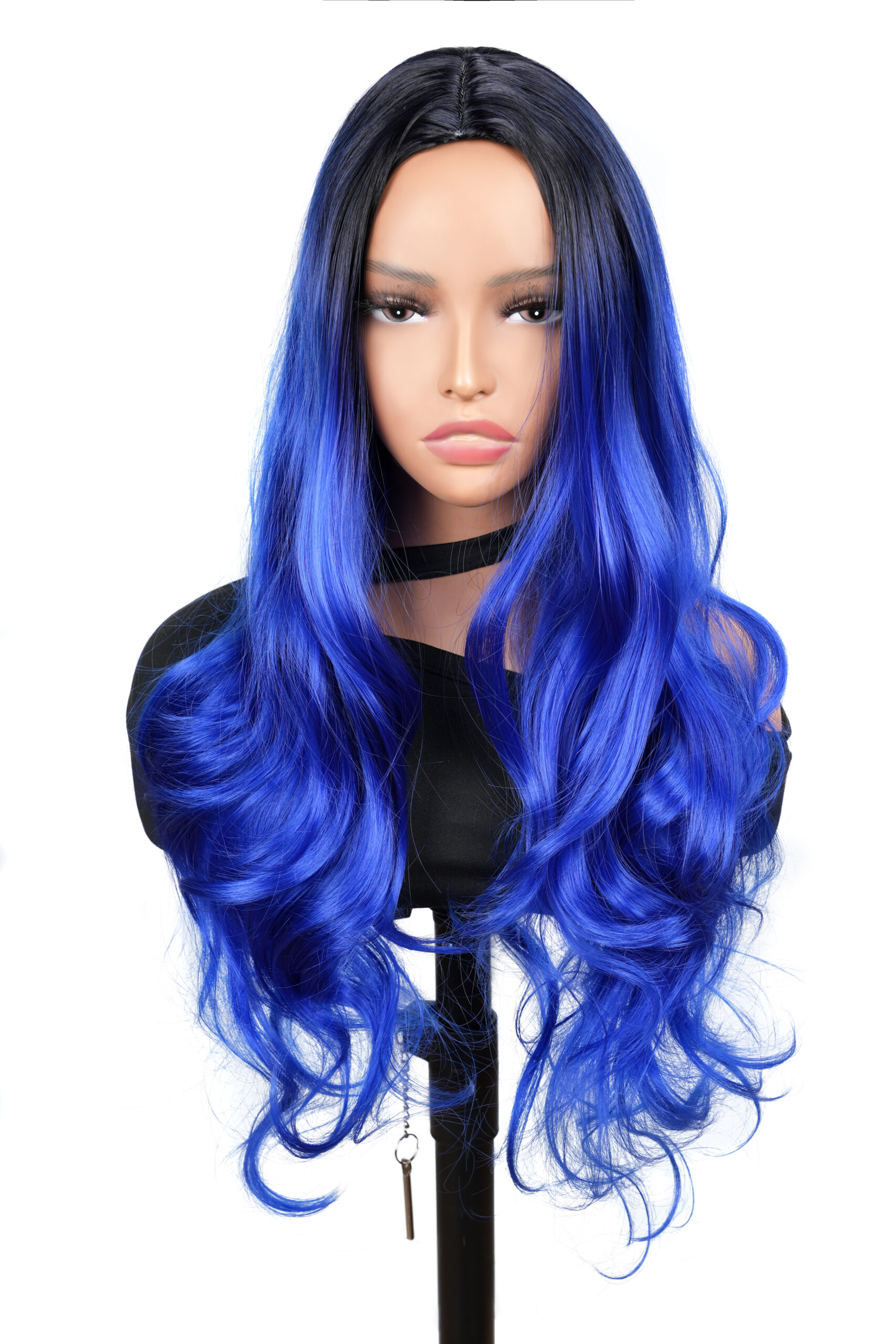 Heat Friendly Grace Wig Machine Made Average Size Cap 1BT61C Color Straight Synthetic Hair Wig for Cosplay