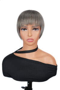 Short Straight Bob Heat Friendly Cosplay Party Synthetic Hair Wig