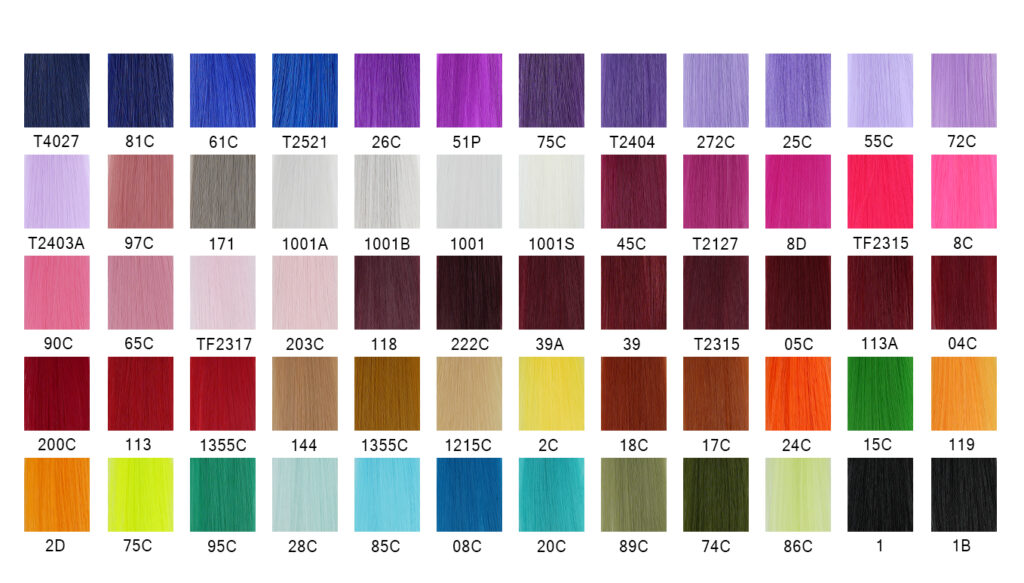 Synthetic Fiber Main Colors